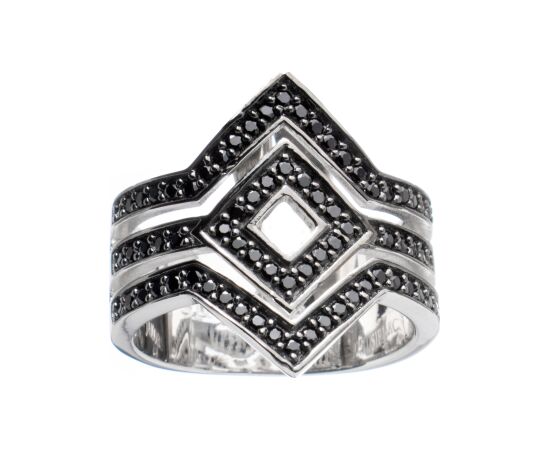 RING SIF JAKOBS WOMAN R11059-BK-54 (54 ) Bižutērija