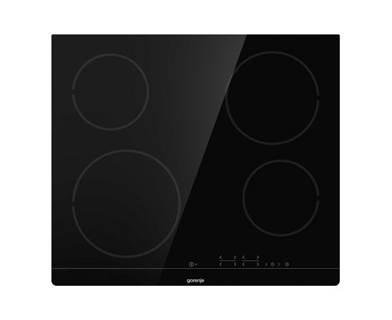 Gorenje Hob  ECT641BSC Vitroceramic, Number of burners/cooking zones 4, Black, Display, Timer