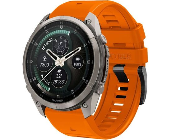 Tech-Protect watch strap Silicone Garmin fenix 47mm, signal orange Новинки смартфонов и телефонов