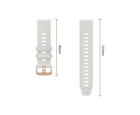Tech-Protect watch strap Silicone Garmin fenix 43mm, fog grey Новинки смартфонов и телефонов
