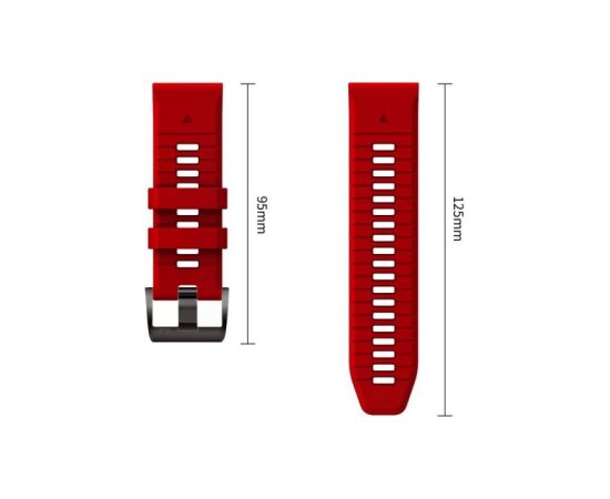 Tech-Protect watch strap Silicone Garmin fenix 51mm, crimson red Новинки смартфонов и телефонов