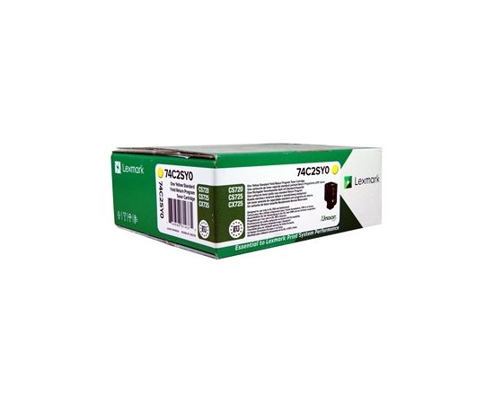 Lexmark toner cartridge return yellow (74C2SYE, 074C2SY0)