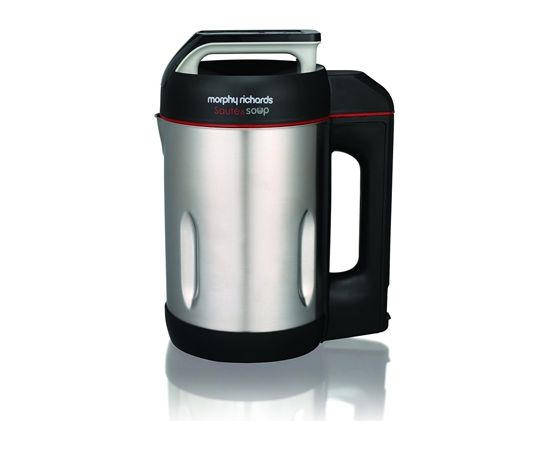 Soup Maker Morphy richards 501014 Stainless steel/Black, 1000 W, Functions Sauté, Blend, Chunky, Smooth, Juice, Pause,