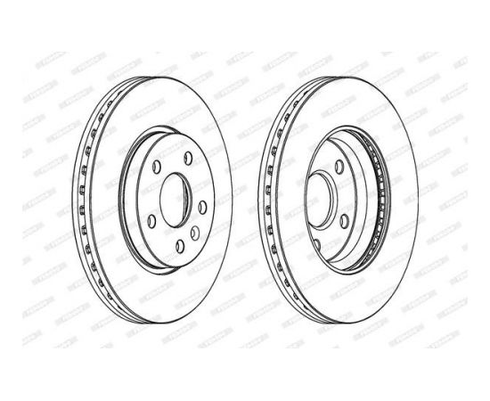 Ferodo Bremžu disks DDF1869