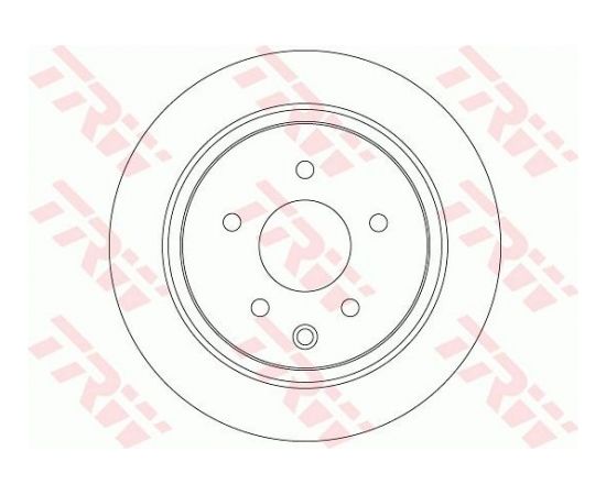 TRW Bremžu disks DF7369