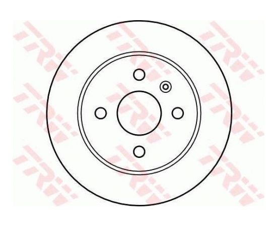 TRW Bremžu disks DF4050