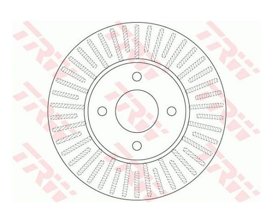 TRW Bremžu disks DF6430