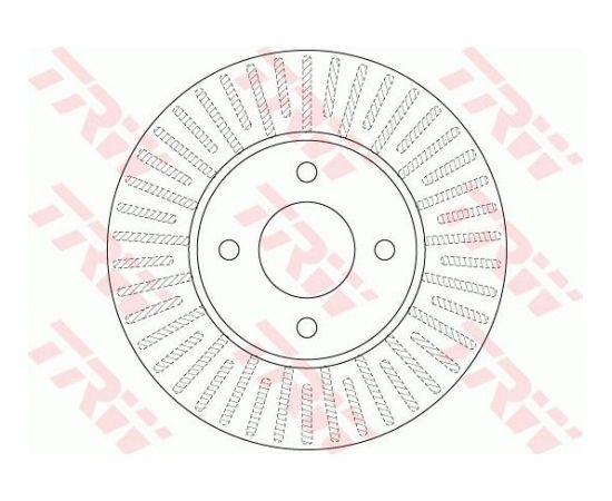 TRW Bremžu disks DF6430