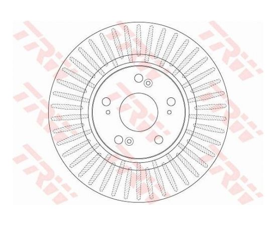TRW Bremžu disks DF6432S