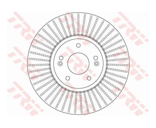 TRW Bremžu disks DF6222