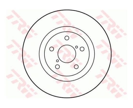 TRW Bremžu disks DF1437