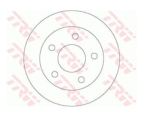 TRW Bremžu disks DF4357