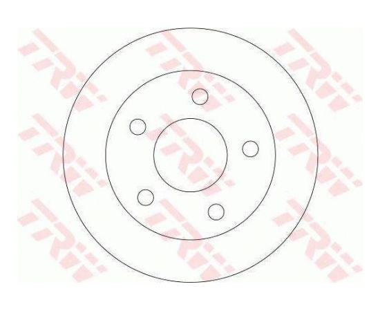 TRW Bremžu disks DF4357