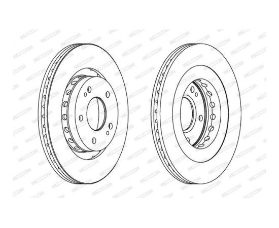 Ferodo Bremžu disks DDF1642