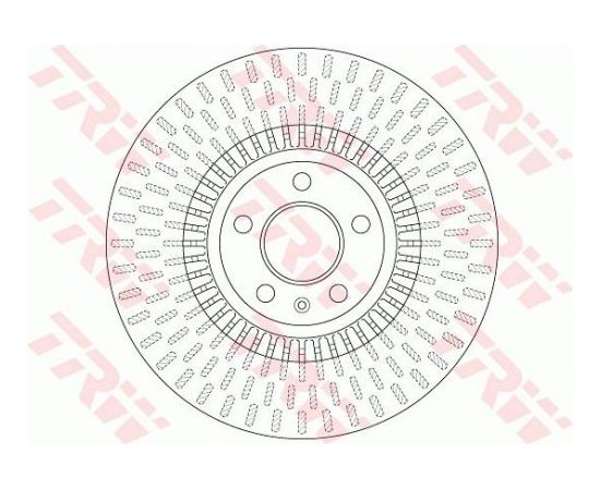 TRW Bremžu disks DF6216