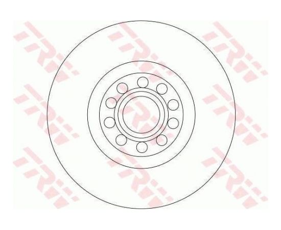 TRW Bremžu disks DF4258S