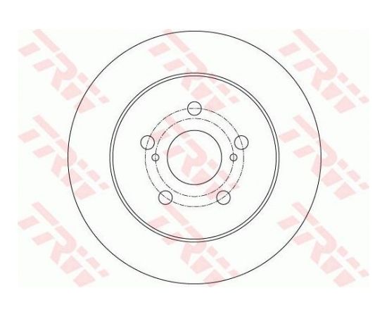 TRW Bremžu disks DF6145