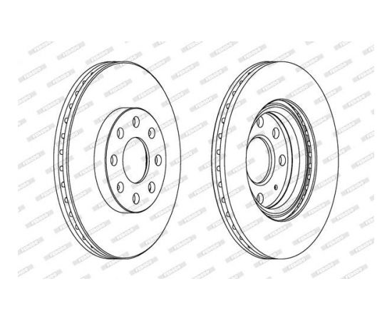 Ferodo Bremžu disks DDF1304