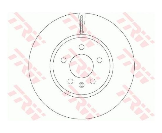 TRW Bremžu disks DF6260