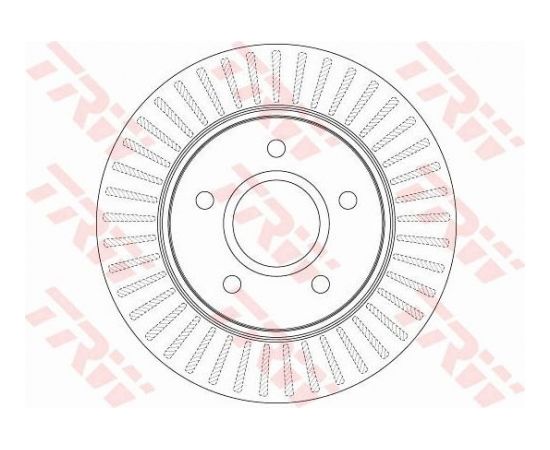 TRW Bremžu disks DF6253S