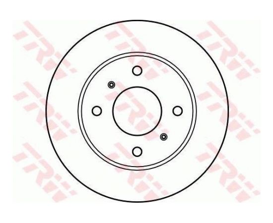 TRW Bremžu disks DF2591