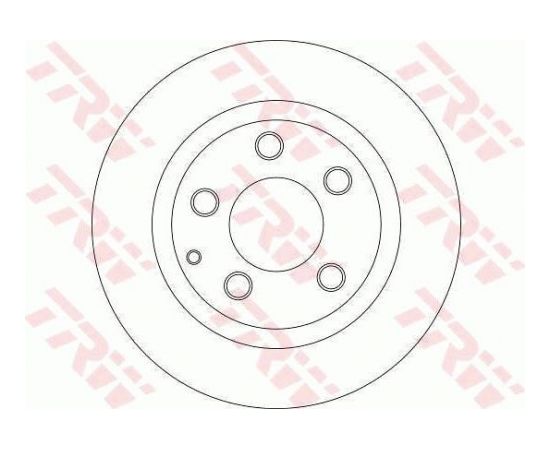 TRW Bremžu disks DF4442