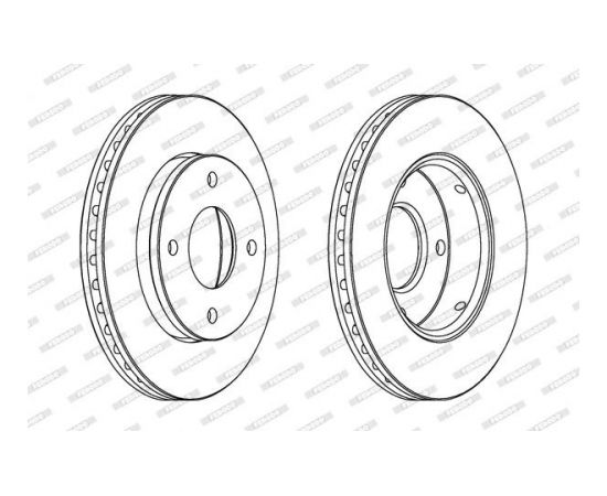 Ferodo Bremžu disks DDF1621