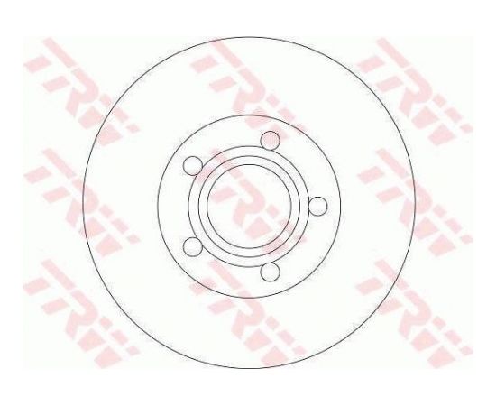 TRW Bremžu disks DF4239