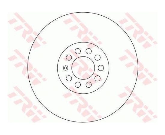 TRW Bremžu disks DF4064