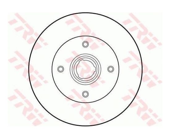 TRW Bremžu disks DF1529