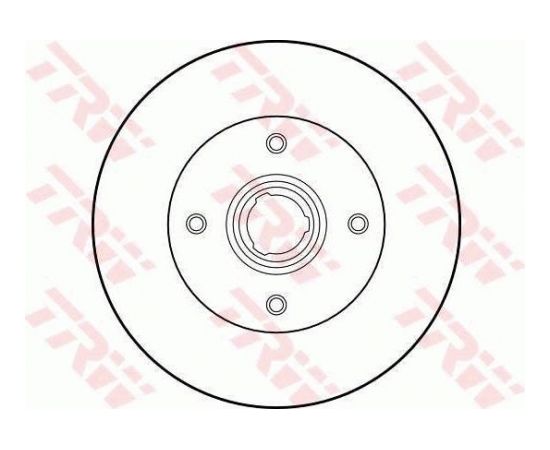 TRW Bremžu disks DF1529