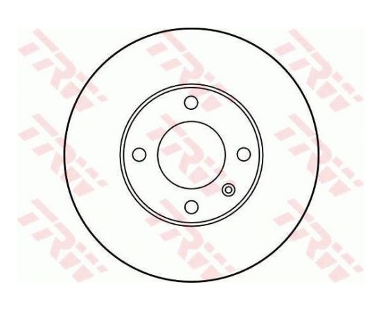 TRW Bremžu disks DF1516