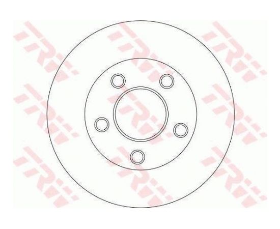 TRW Bremžu disks DF4273S
