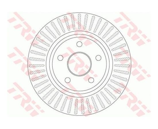 TRW Bremžu disks DF6251