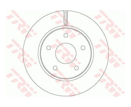 TRW Bremžu disks DF6415