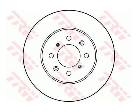 TRW Bremžu disks DF3021