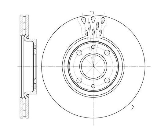 Remsa Bremžu disks 6443.10