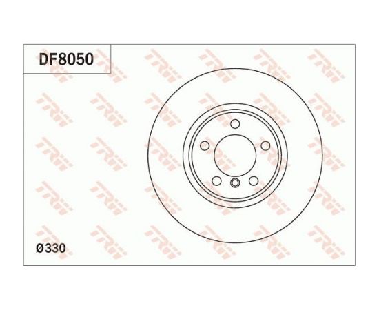 TRW Bremžu disks DF8050