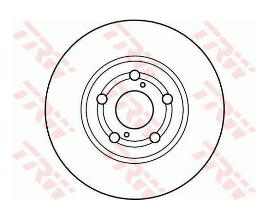 TRW Bremžu disks DF4046