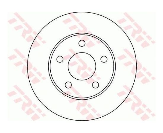 TRW Bremžu disks DF4041