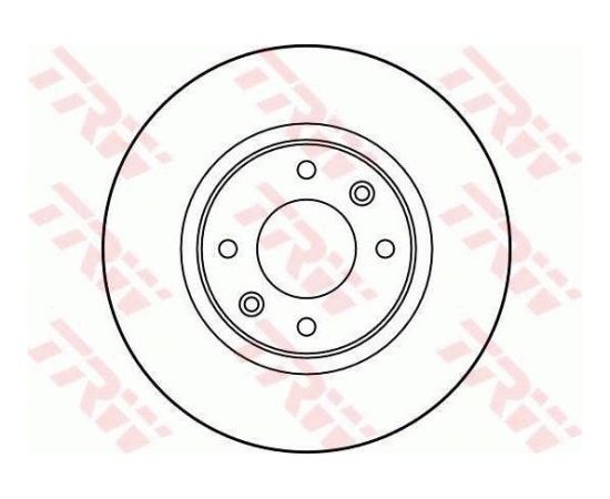 TRW Bremžu disks DF2796