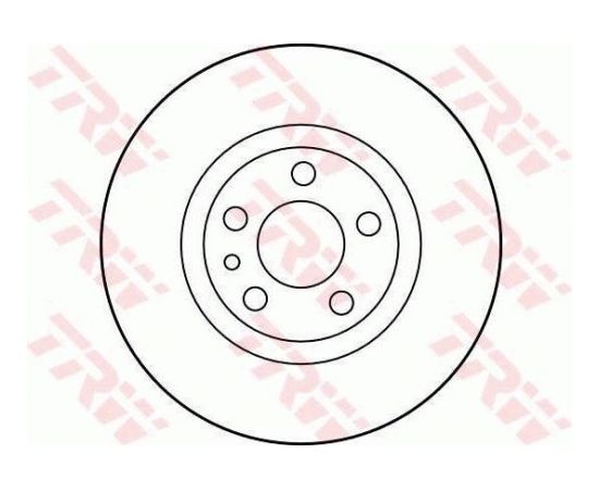 TRW Bremžu disks DF2716