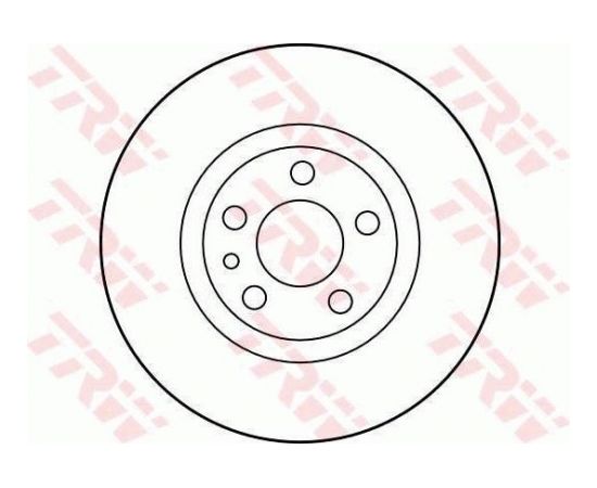 TRW Bremžu disks DF2716