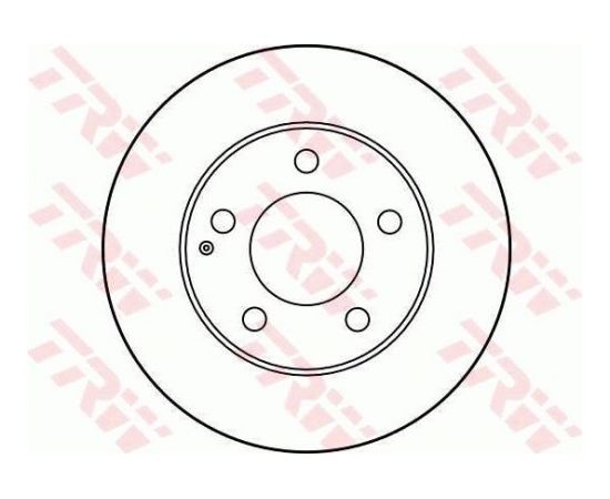 TRW Bremžu disks DF2704