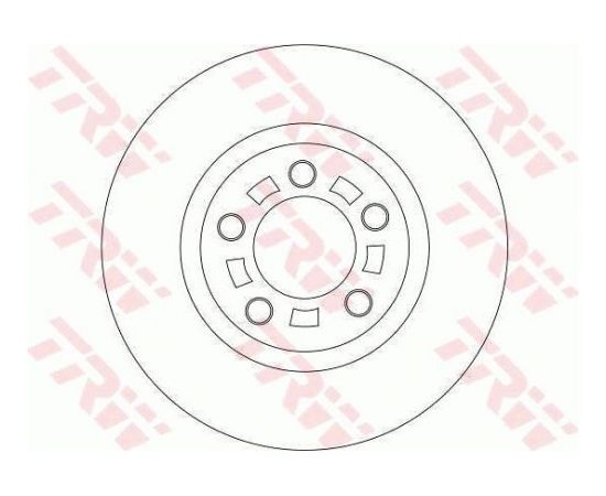 TRW Bremžu disks DF4385