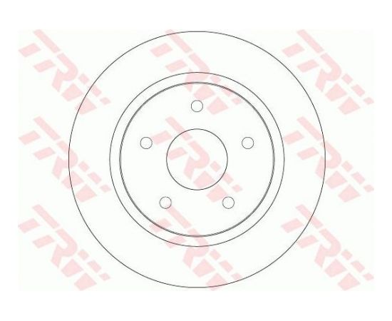 TRW Bremžu disks DF6325