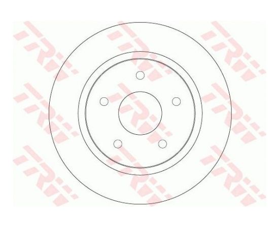 TRW Bremžu disks DF6325