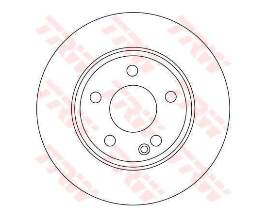 TRW Bremžu disks DF4393