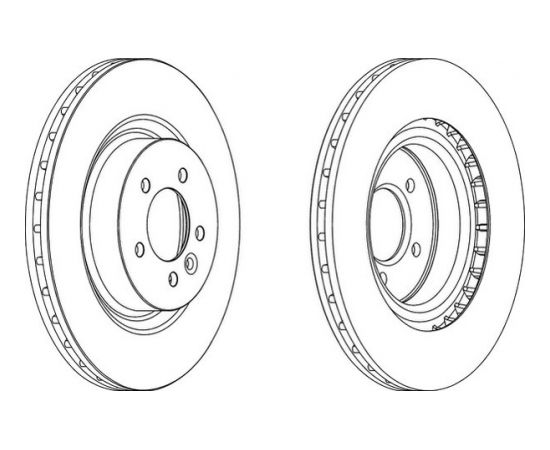 Ferodo Bremžu disks DDF1434C-1