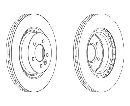 Ferodo Bremžu disks DDF1434C-1